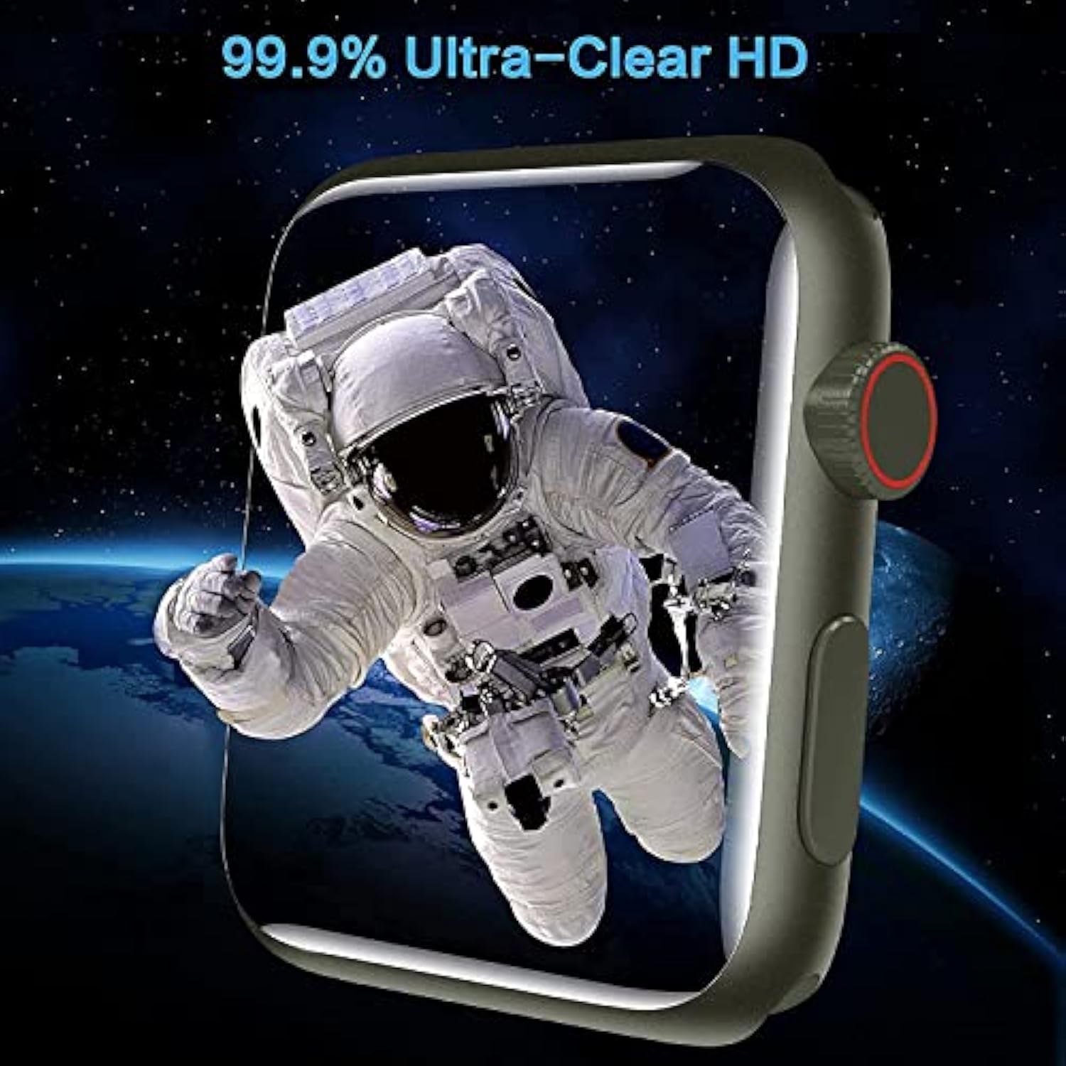 8-Pack Flexible HD Screen Protector for Apple Watch SE 4-6 40mm Clear