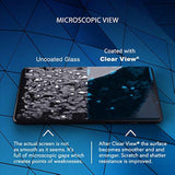 CLEARVIEW Liquid Glass Screen Protector | Covers up to 4 Devices | for All Smartphones Tablets and Watches Wipe On Nano Protection - Bottle