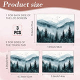 Misty Forest Laptop Skin Sticker Decals Fits 12" 13" 13.3" 14" 15 Inch Laptop Universal Removable Vinyl Notebook Landscape Painting Art Protector Netbook Pc Cover Decal