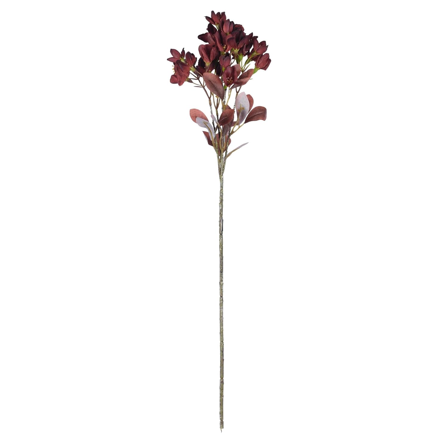Vickerman 25.5" Burgundy Artificial Primrose Flower Spray, 3 per Bag.