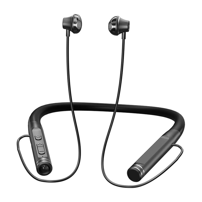 Neckband Bluetooth Headphones Wireless Earbuds With Microphone Flashlight Arou