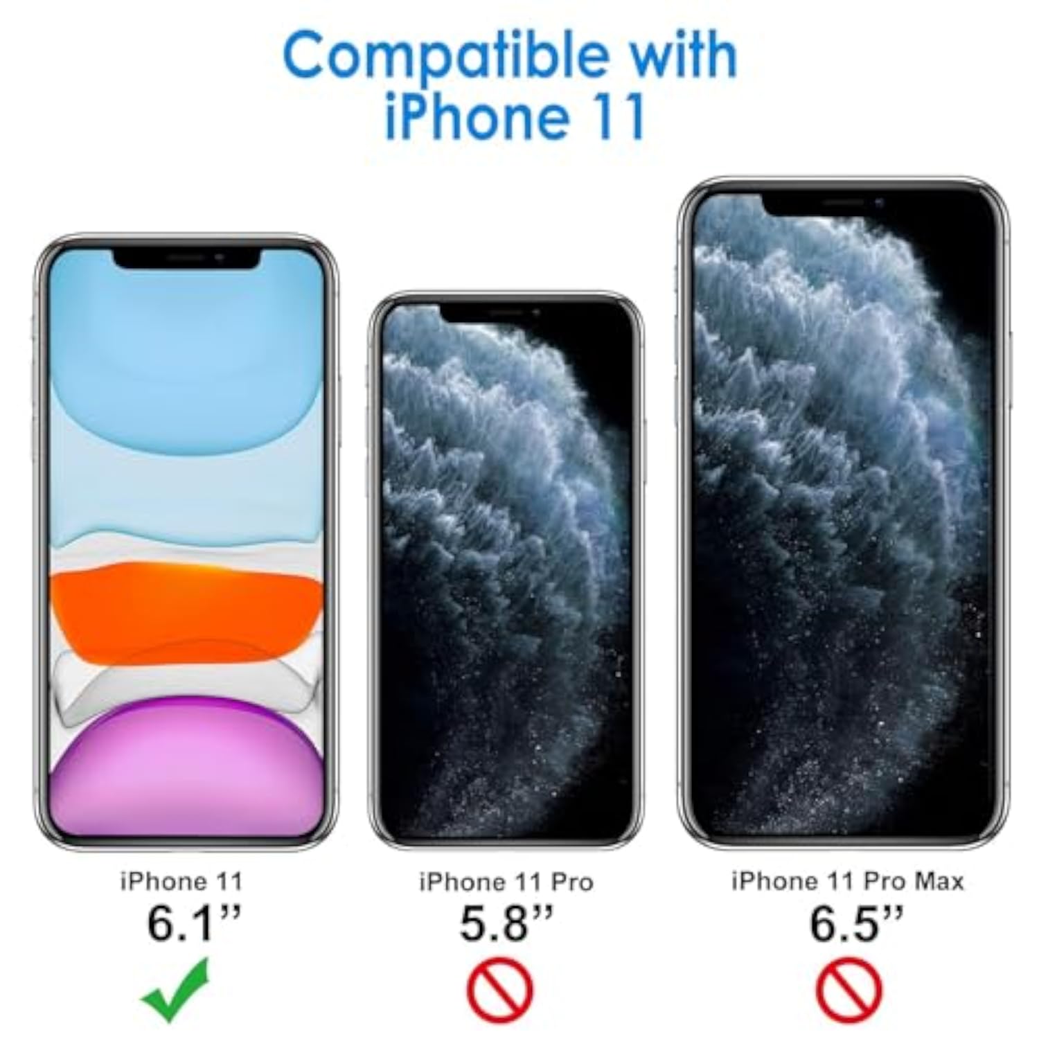 Clear Anti-Yellowing Case for iPhone 11 6.1-Inch