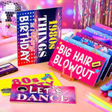 24 Designs 80S Photo Booth Props 1980S Parties Decorations Double Sided 11.02 X 5.51'' Funny 70S Disco Party Decorations Diy Waterproof Selfie Signs Pvc Printing Photo Props For Decor