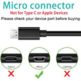 Replacement Micro Usb Charging Cable Cord For Simple Human Mirror Compatible With Simplehuman Mirror 5" 8" Round Lighted Makeup Mirror (5Ft)