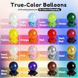 Black Balloons, 50 Pcs 12 Inch Latex Party Balloons, Matte Black Balloon For Birthday, Baby Shower, Anniversary, Graduation, Wedding Decorations - Black
