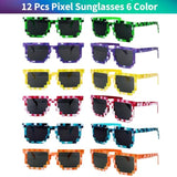 320Pcs Video Game Party Favors For Kids-Including Goodie Bags, Glasses, Straws, Bubble Wands, Stickers, Cake Toppers, Tattoos & More-Perfect For Theme Party Decorations & Piñata Fillers