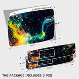 Laptop Skin Decal Hp 15.6" - Hippie, Laptop Cover Sticker, No Cutting Required, No Bubble, Waterproof, Scratch Resistant - Including Wide Screen And Wrist Pad