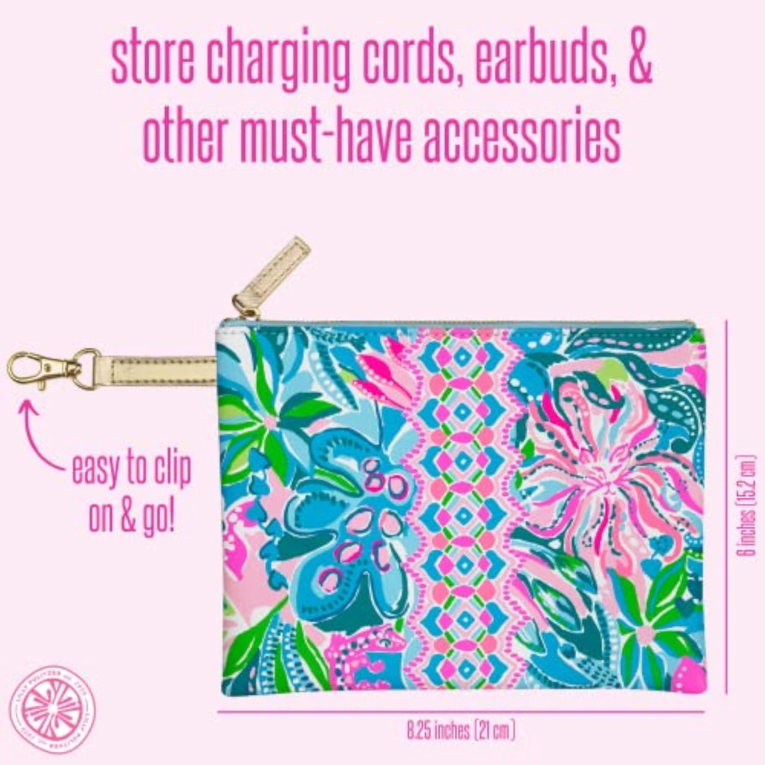Lilly Pulitzer Laptop Sleeve Golden Hour One Size