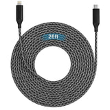 Extra Long Iphone 13 Usb C Charger Cable 26Ft/8M, [Apple Mfi Certified] Usb-C To Lightning Cable, Power Delivery Fast Charging Iphone Cord For Iphone 13 Pro 12 Pro Max 12 11 X Xs Xr 8 Plus