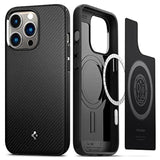 Spigen Mag Armor (MagFit) Compatible with MagSafe Designed for iPhone 13 Pro Case (2020) - Matte Black
