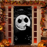 Holiday Door Cover & Porch Banner – Halloween Front Door Decoration, Christmas/Xmas Home Décor, Festive Holiday Party Supplies