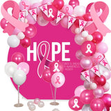 Breast Cancer Awareness Balloon Arch Breast Cancer Awareness Decorations