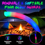 230 Pack LED Foam Glow Sticks: 3 Flash Modes for Parties, Weddings & Events