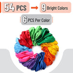 - Balloons, 12 Inch, 54 Pack, Vibrant Colors, Party Balloons