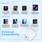 Samsung Fast Charging Usb C Charger Box Phone Charger Block Wall Plug Adapter For Galaxy A16 A15 5G/A14/A54/Z Fold6 5/A35/S24 Ultra/S23 Fe/A13/A53/A23/A03S,Iphone 16 Pro Max/15/14/13/12,Pixel 9/8A/7/6