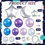 137-Pc Space Balloon Arch Kit for Galaxy-Themed Birthday Décor