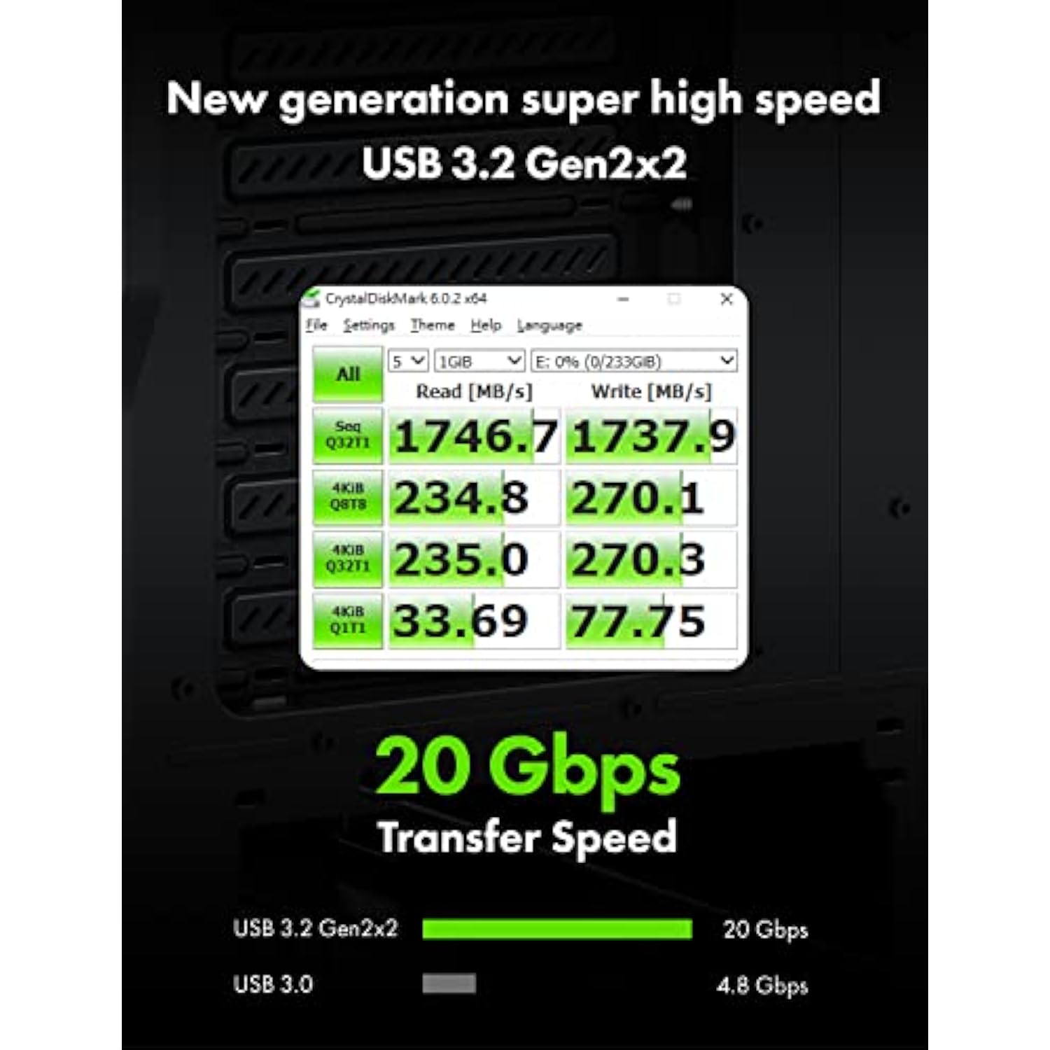 Usb 3.2 Gen 2 Usb-C Front Panel Adapter, Motherboard Header Extension Cable, U