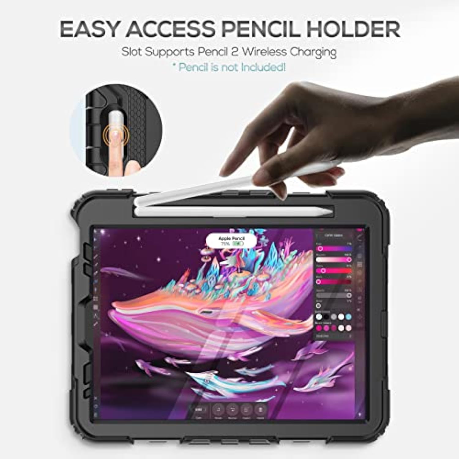 Ipad Pro 11 Case 4Th/ 3Rd/ 2Nd/ 1St Gen (2022/2021/2020/2018), Full-Body Shock