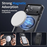 Magnetic and Shockproof iPhone 17 Pro Max Case, Black Bumper, 6.9 Inch