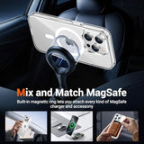 For Iphone 16 Pro Case Clear, [Compatible With Magsafe][Anti-Yellowing][Military-Grade Protection] Shockproof Slim Magnetic Phone Case For Iphone 16 Pro, Transparent