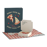 Valentines Day Card For Her, Him - 3D Romantic Greeting Pop-Up Cards - You'Ve Stolen A Pizza My Heart - 5" X 7" - Blank Notecard & Envelope Included