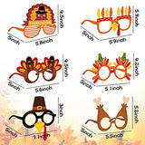 Thanksgiving Party Supplies for 24 Guests, Turkey Disposable Dinnerware Set with Dinner Plates, Dessert Plates, Cups, Napkins, Forks & Tablecloth, Give Thanks Fall Decorations for Thanksgiving Dinner