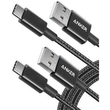 Anker USB C Cable, [2-Pack, 6ft] 2-Pack 20W Charger