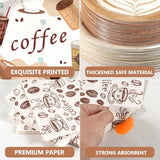 180Pcs Coffee Party Supplies Serves 60,Fun Coffee Cup Theme Paper Plates And Napkins Set For Baby Shower Birthday Party Decorations