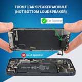 Ear Speaker With Proximity Sensor Flex Cable Replacement For Iphone 12 Mini – Front Earpiece Module With Ambient Light Sensor, Fixes Audio & Sensor