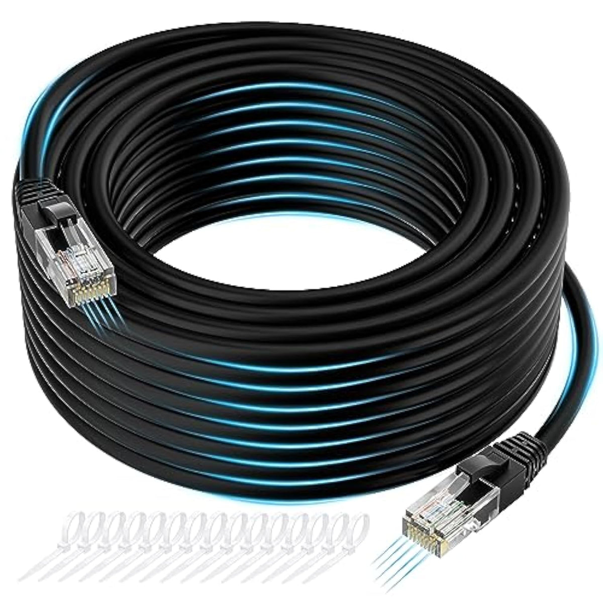 Cat 6 Ethernet Cable 150 Feet, Cat 6 Internet Cable, Cat6 Patch Cable, Network