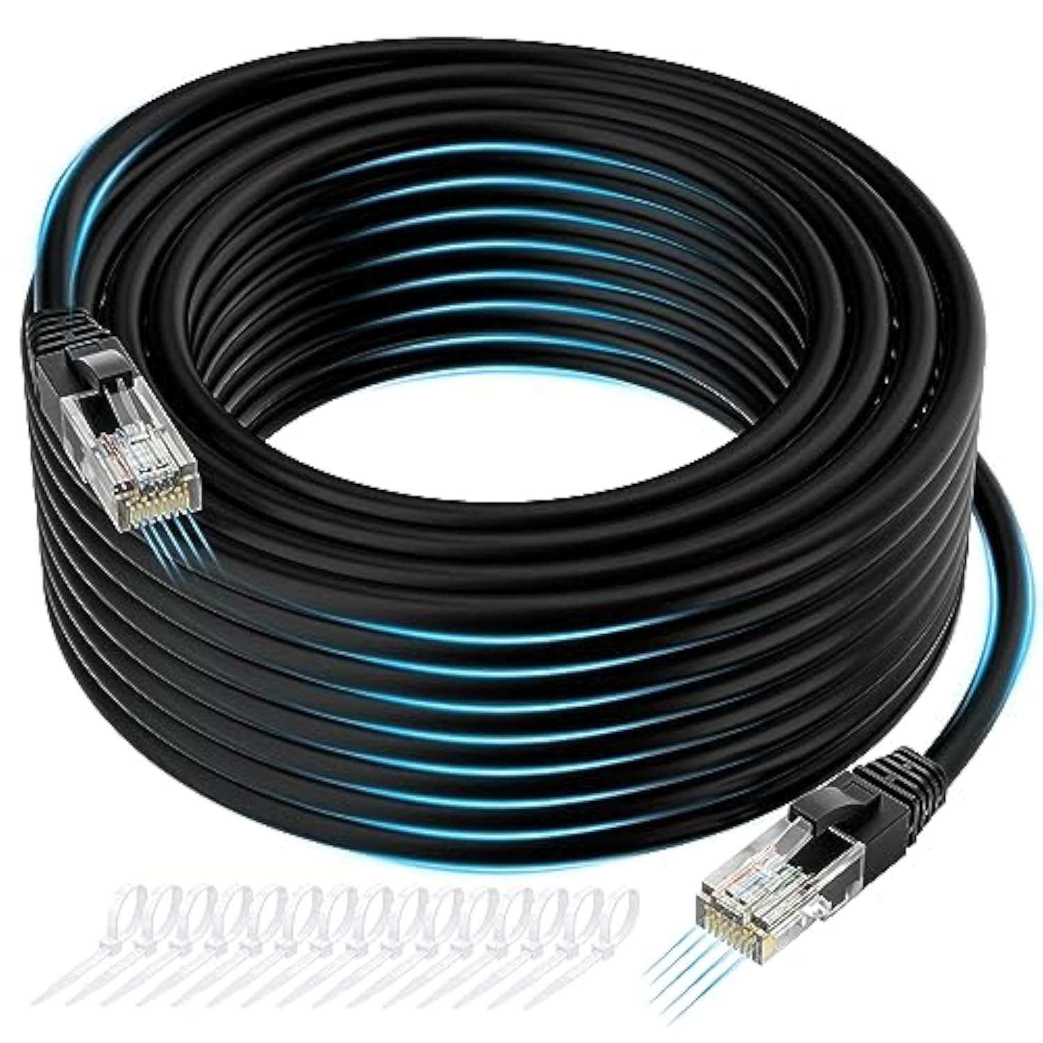 Cat 6 Ethernet Cable 75 Feet, Cat 6 Internet Cable, Cat6 Patch Cable, Network,