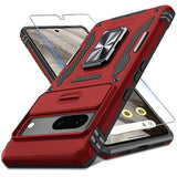 Google Pixel 7 Case with Slide Camera Cover+Screen Protector