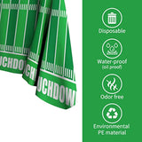 Football Theme Party Disposable Tablecloth Plastic Touchdown Table Cover For Birthday Football Party Games Decoration 54 X 108Inch 3 Pack