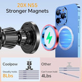 For Magsafe Car Mount Charger?Ultra Magnet?Magnetic Phone Holders For Your Car Charger?Windshield+Vent+Dash?Magnetic Wireless Car Phone Holder Charger Car Mount For Iphone 16 Pro Max 15 14 13