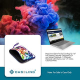 Caseling Neoprene Sleeve Pouch Case Bag for 14 Inch Laptop Computer. Designed to fit Any Laptop Notebook Ultrabook MacBook with Display Size 1 inches - Colorful