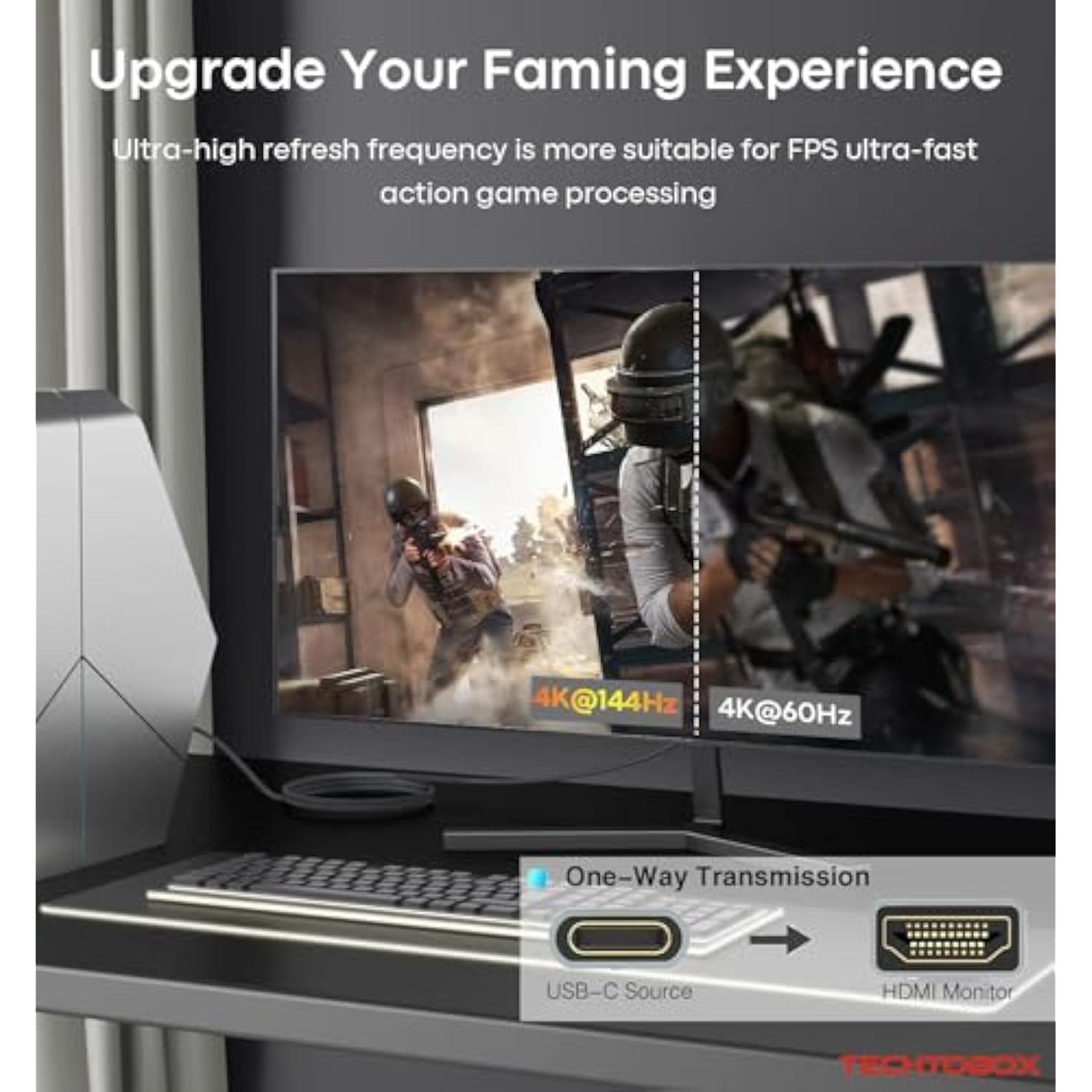 Usb C To Hdmi 2.1 Cable [8K@60Hz,4K@144Hz,2K@165Hz] 6Ft Type C To Hdmi 8K Brai