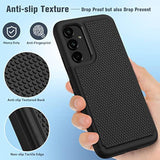 Samsung Galaxy A54 5G Dual Layer Shockproof Rugged Case Matte Black