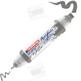5400 Acrylic 3D Double Liner - Grey - 1 Acrylic Colour Tube - 2 Nozzles 2-3,5-10Mm - Acrylic Paint For Canvas, Painting Boards And Wood - Waterproof Acrylics In Artist-Quality Colours