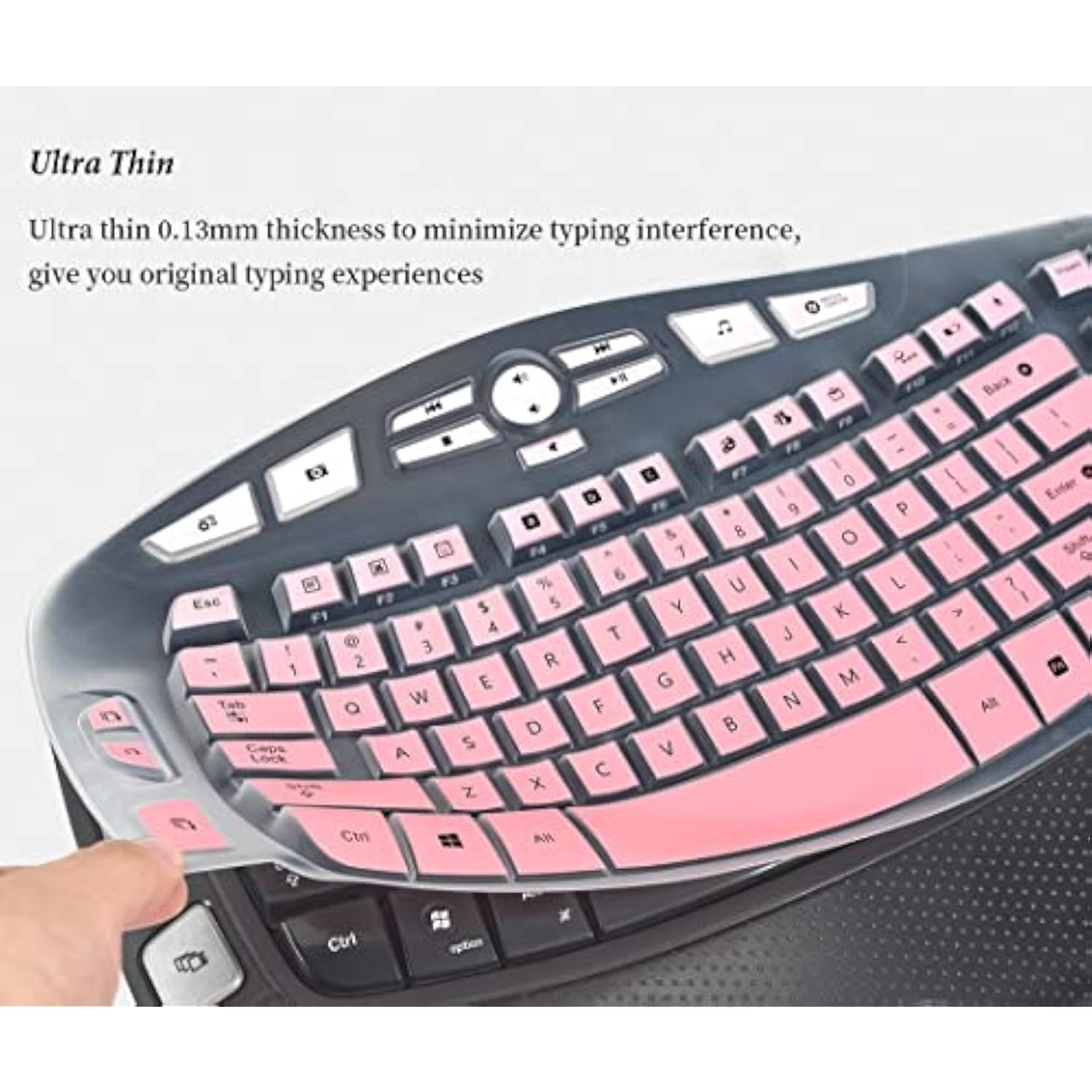 Keyboard Cover for Logitech K350 MK550 MK570 Wireless Wave Keyboard