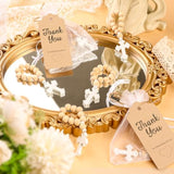 60 Pieces Baptism Favors Include Wooden Rosary, Thank You Cards, And White Mesh Bags For Baptism Decorations Baby Shower Favors First Communion Gifts For Girls Boys