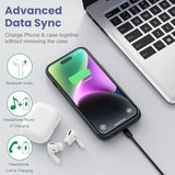 Battery Case For Iphone 14 Pro Max/14 Plus/13 Pro, 2024 Upgraded Ultra-Slim 8600Mah Portable Extended Charger Case Cover For Iphone 14 Pro/14Plus/13Pro Charging Case (6.7Inch) Black