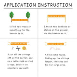 Large Merry Christmas Banner Buffalo Plaid Christmas Banner Huge Xmas Sign For Yard Garden Rustic Christmas Bunting For Outdoor Indoor Decorations (9.8 X 1.6 Feet)