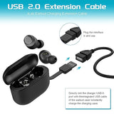 Usb Extension Charger Cable For Jlab Go Ai Pop/Sport, Jlab Epic Air Anc/Sport