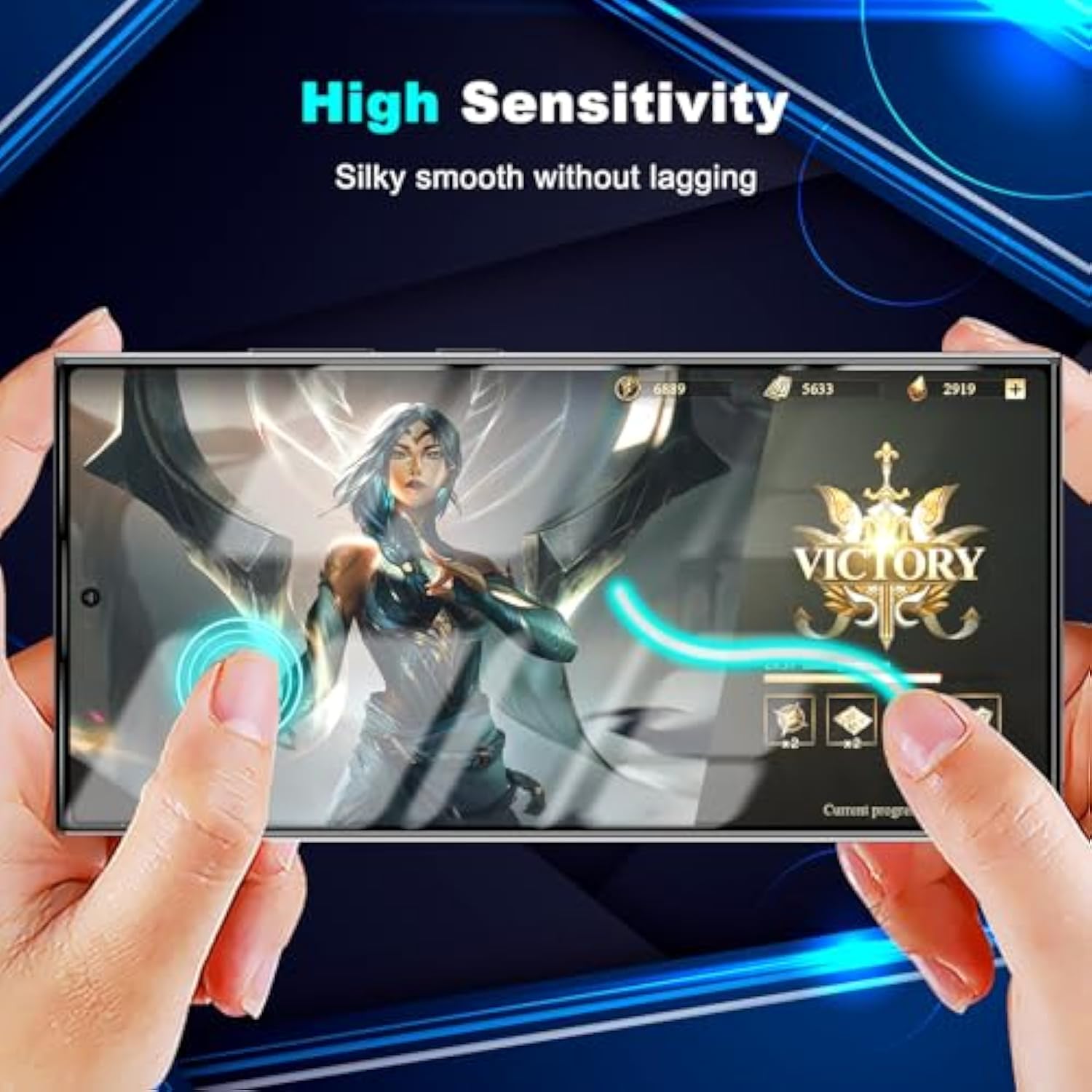2 Pack For Samsung Galaxy S24 Ultra Privacy Screen Protector Tempered Glass, Anti-Spy, Full Coverage, S24 Ultra Accessories, Case Friendly, Easy Installation