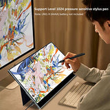 17.3" Portable Monitor Touchscreen, 300Hz Portable Monitor 1Ms Gaming Display For Laptop Game Console, Fhd 100% Srgb Portable Display Support Capacitive Stylus Pen/Usb C/Mini Hdmi