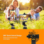 Phone Tripod Mount Adapter/Universal Tripod Cell Phone Holder, Fits Any Smartphone, 1/4" Standard Screw, Rotating Vertical And Horizontal, Compatible With Iphone, Samsung, Selfie Stick, Monopod