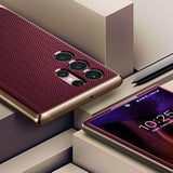 Spigen Neo Hybrid Designed for Galaxy S22 Ultra Case (2022) - Burgundy