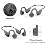 Bone Conduction Headphones, Wireless Bluetooth Bone Conducting Earbuds, Open E