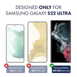 ArmorSuit [2 Pack] MilitaryShield Screen Protector Designed for Samsung Galaxy S22 Ultra 6.8" Case Friendly (2022 Release) Anti-Bubble HD Clear Film - Made in USA