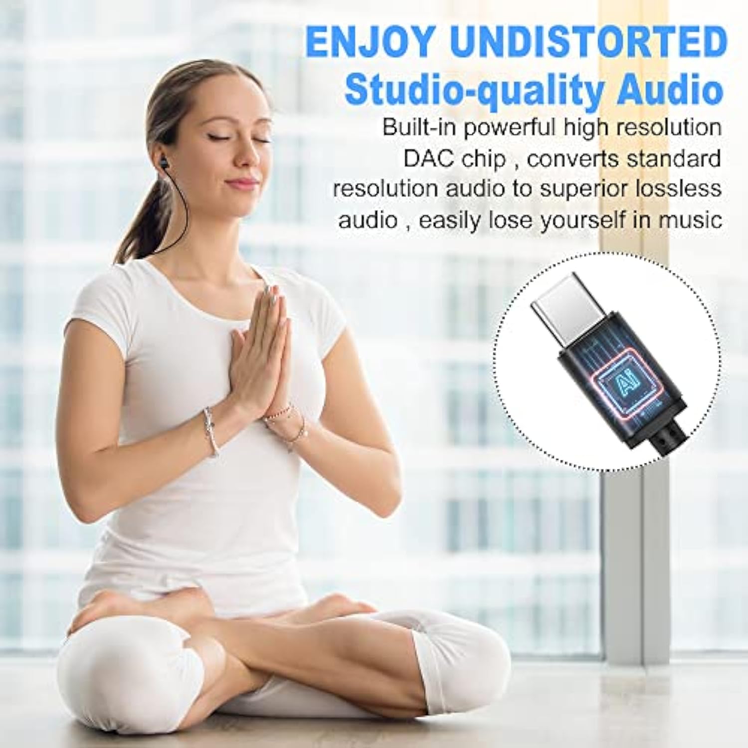Usb C Headphones For Samsung S22, Wired Type C Earphones With Microphone, Nois
